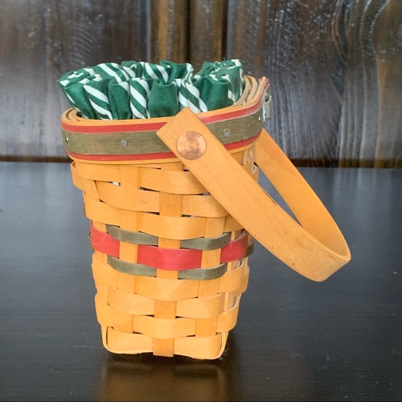 1998 Longaberger Hand Woven Swing Handle Wall Basket - Picture 8 of 16